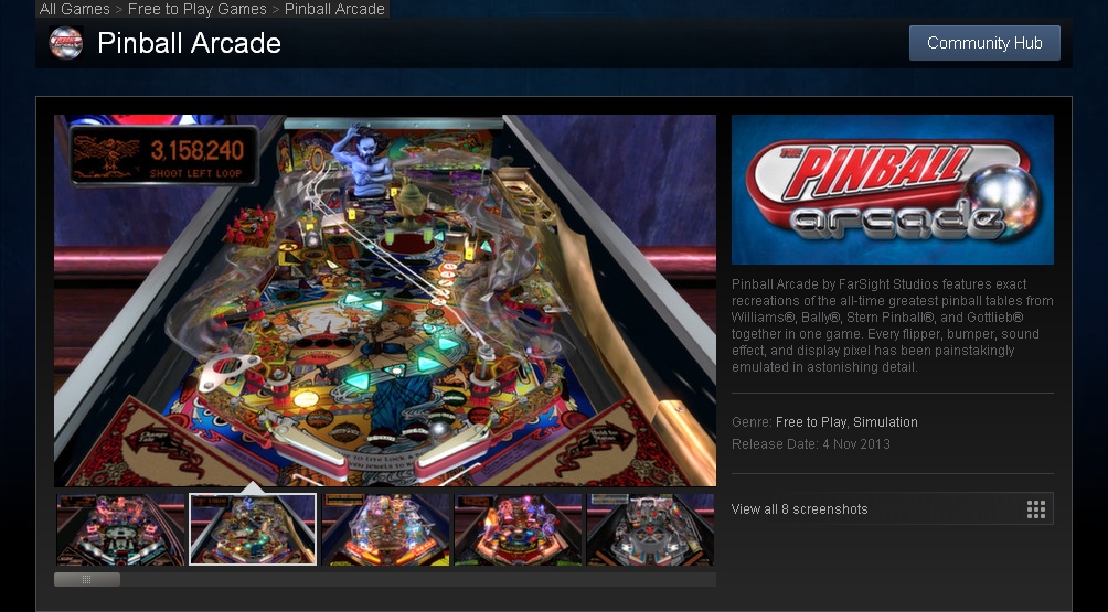 The Pinball Arcade - Tales of The Arabian Nights